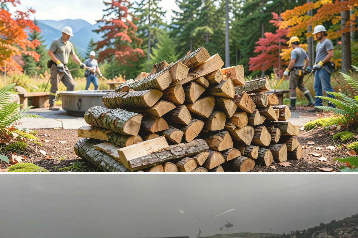 Premium Cooking Wood in Des Moines, King County, WA - Best stocked in late spring ahead of the busy summer grilling season.