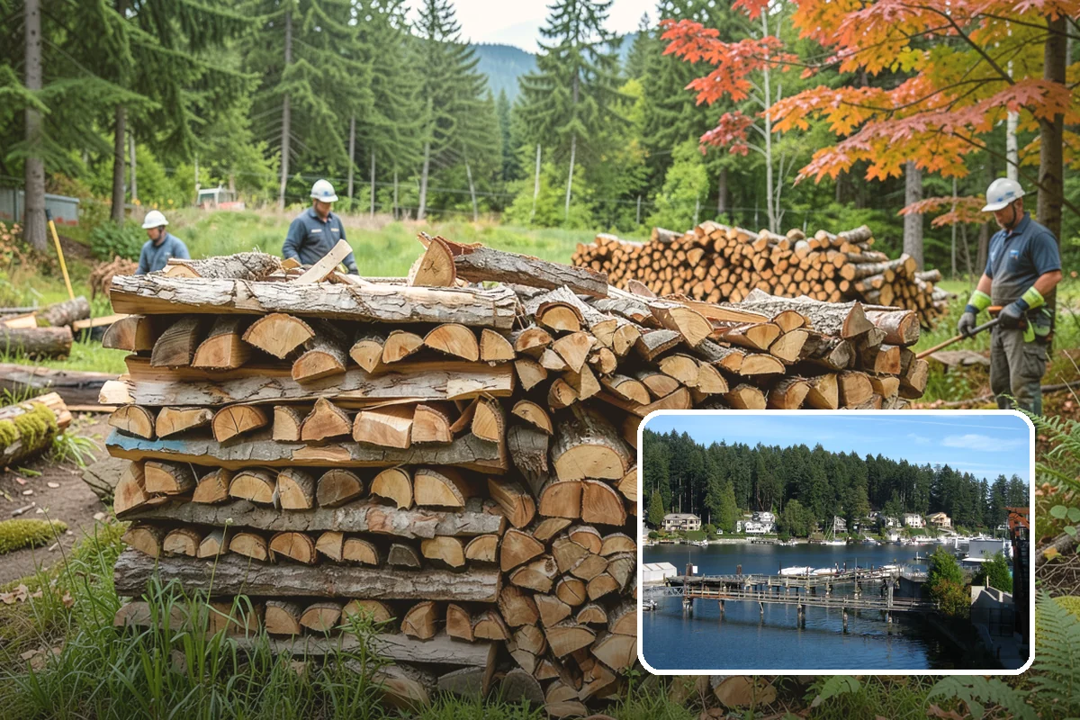 Premium Cooking Wood in Gig Harbor, Pierce County, WA - Clean, even burn for versatile outdoor cooking