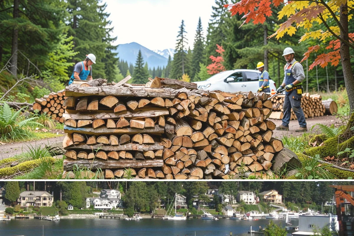 Premium Cooking Wood in Gig Harbor, Pierce County, WA - Best stocked in late spring ahead of the busy summer grilling season.