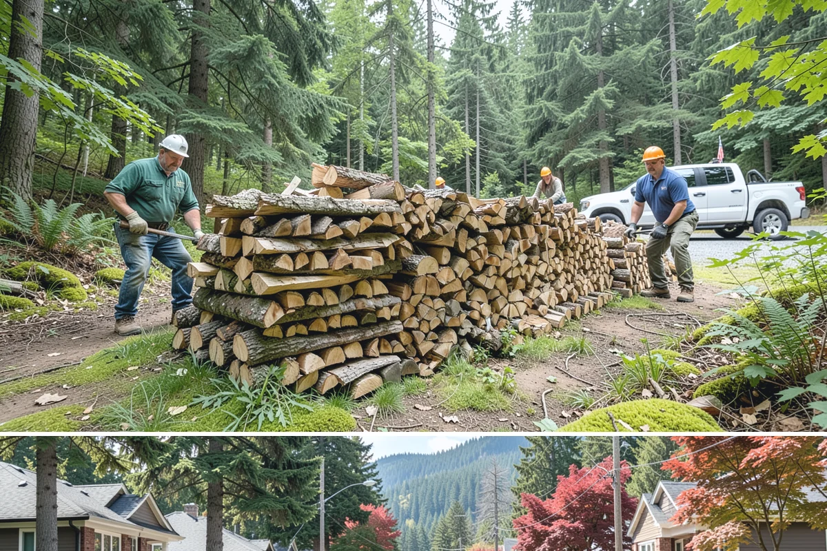 Premium Cooking Wood in Hunts Point, King County, WA - Best stocked in late spring ahead of the busy summer grilling season.