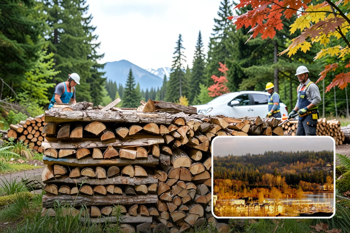 Premium Cooking Wood in Kenmore, King County, WA - Clean, even burn for versatile outdoor cooking