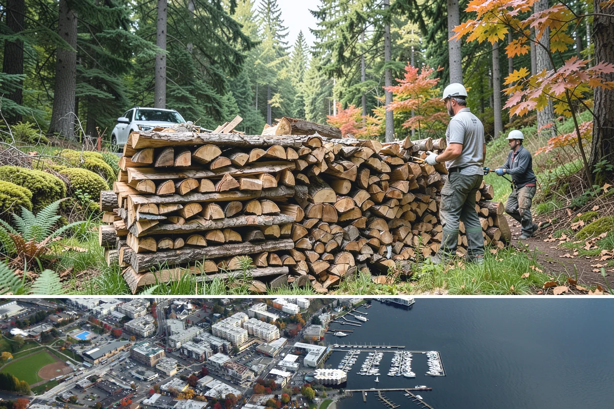 Premium Cooking Wood in Kirkland, King County, WA - Best stocked in late spring ahead of the busy summer grilling season.
