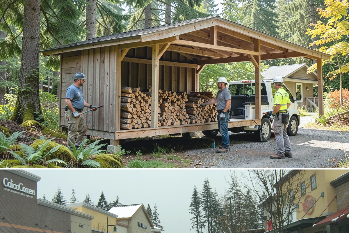 Premium Cooking Wood in Mill Creek, Snohomish County, WA - Best stocked in late spring ahead of the busy summer grilling season.
