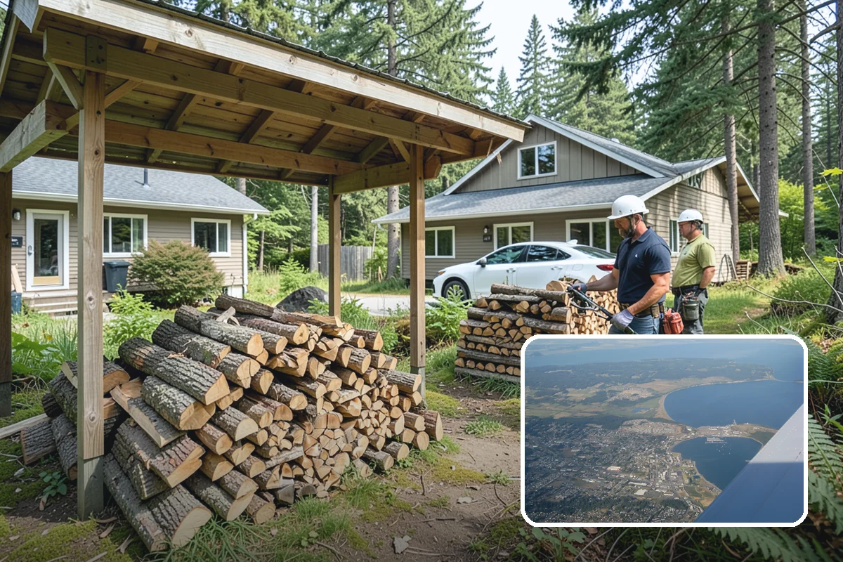 Premium Cooking Wood in Oak Harbor, Island County, WA - Clean, even burn for versatile outdoor cooking