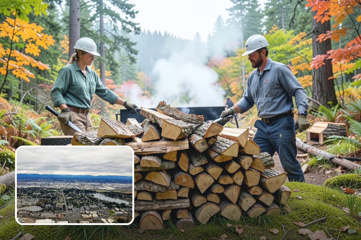Premium Cooking Wood in SeaTac, WA - Clean, even burn for versatile outdoor cooking