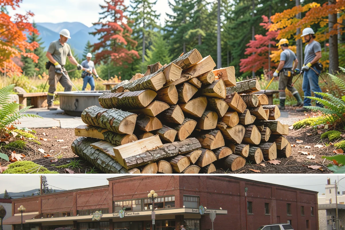 Premium Cooking Wood in Sedro-Woolley, Skagit County, WA - Best stocked in late spring ahead of the busy summer grilling season.