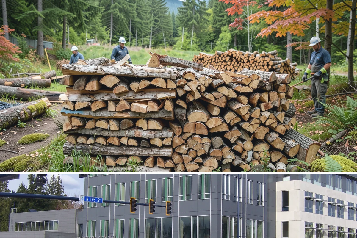Premium Cooking Wood in Shoreline, King County, WA - Best stocked in late spring ahead of the busy summer grilling season.