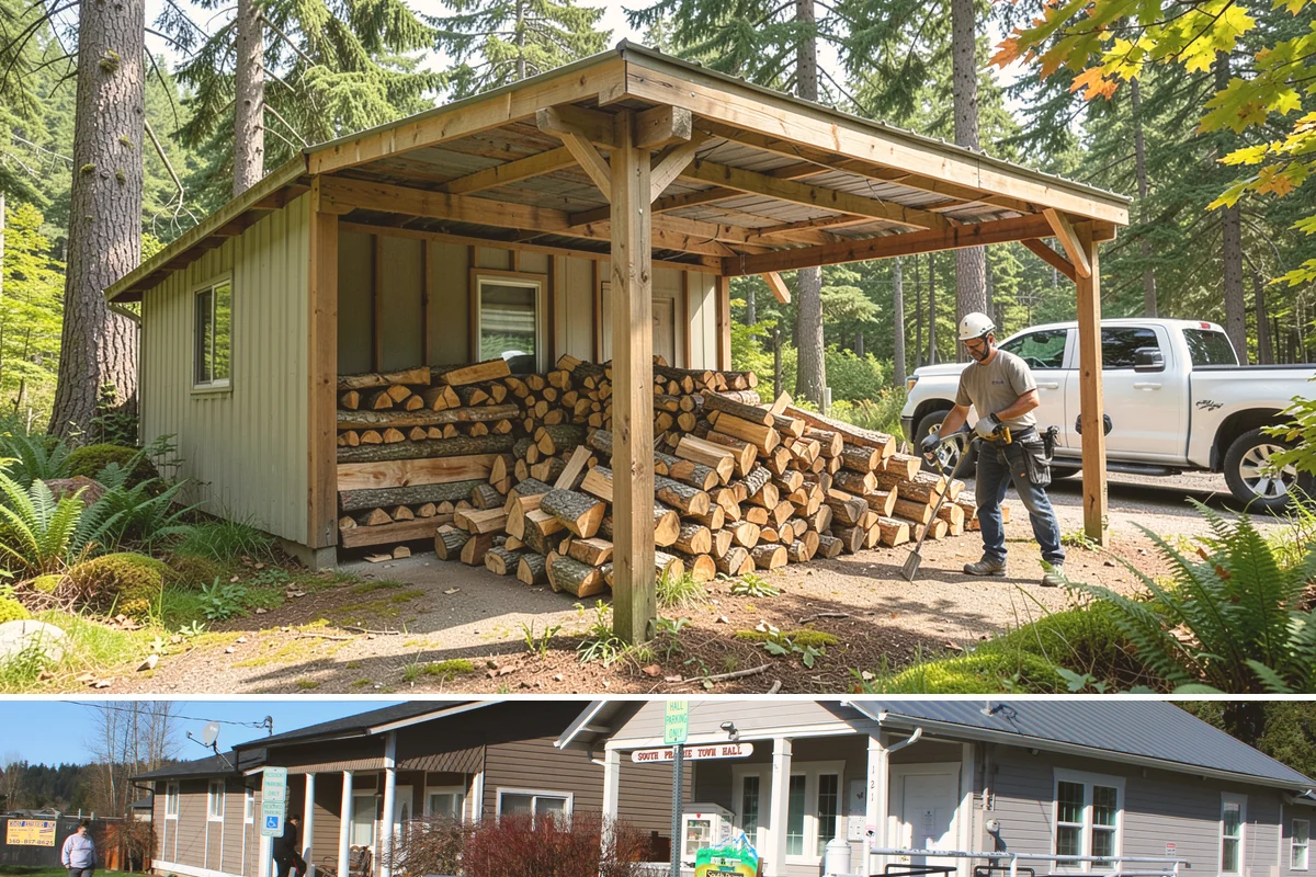 Premium Cooking Wood in South Prairie, Pierce County, WA - Best stocked in late spring ahead of the busy summer grilling season.