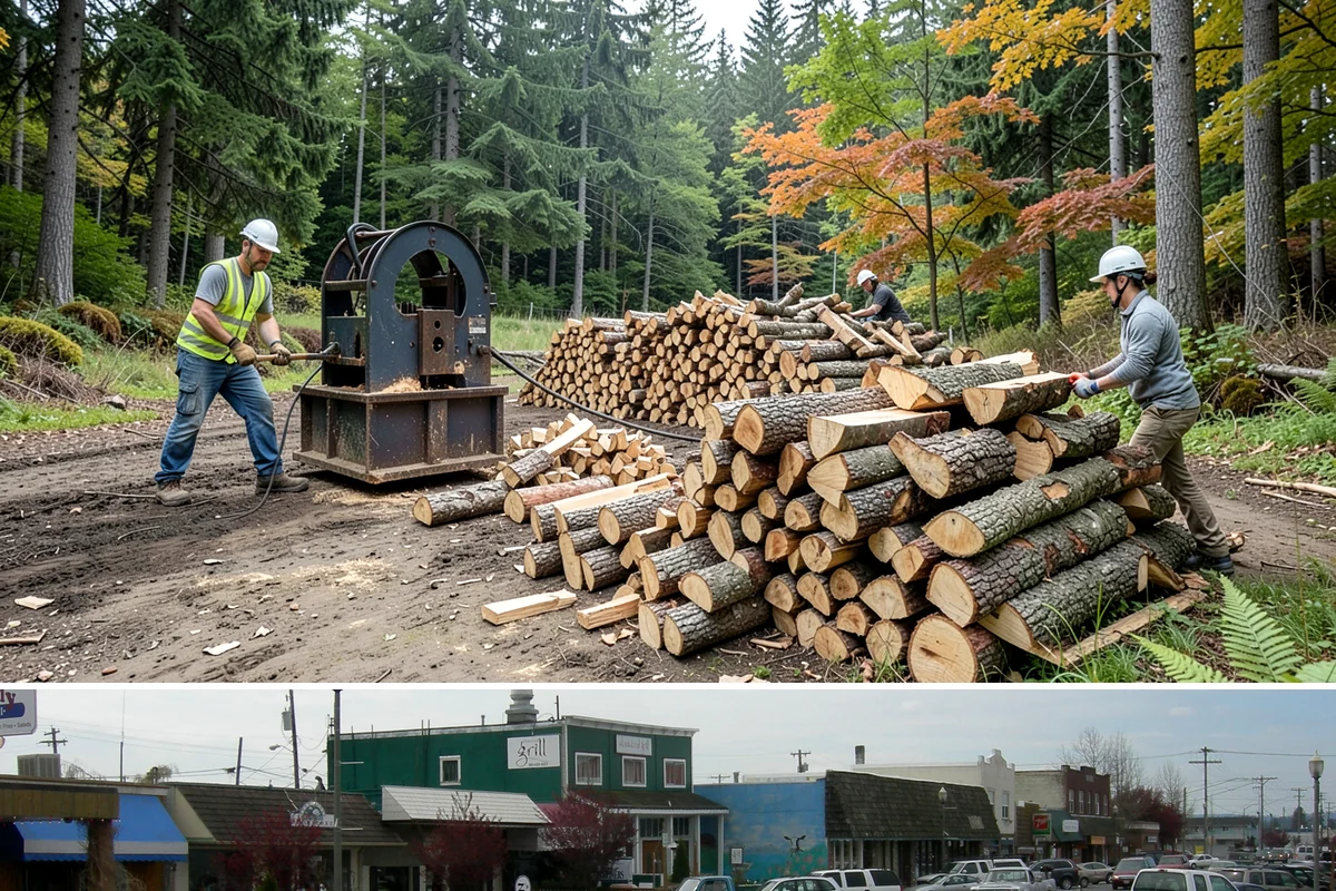 Premium Cooking Wood in Stanwood, Snohomish County, WA - Best stocked in late spring ahead of the busy summer grilling season.