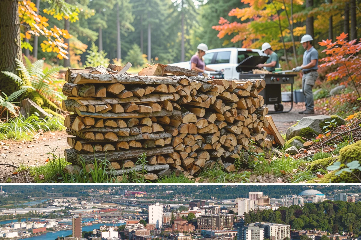 Premium Cooking Wood in Tacoma, Pierce County, WA - Best stocked in late spring ahead of the busy summer grilling season.