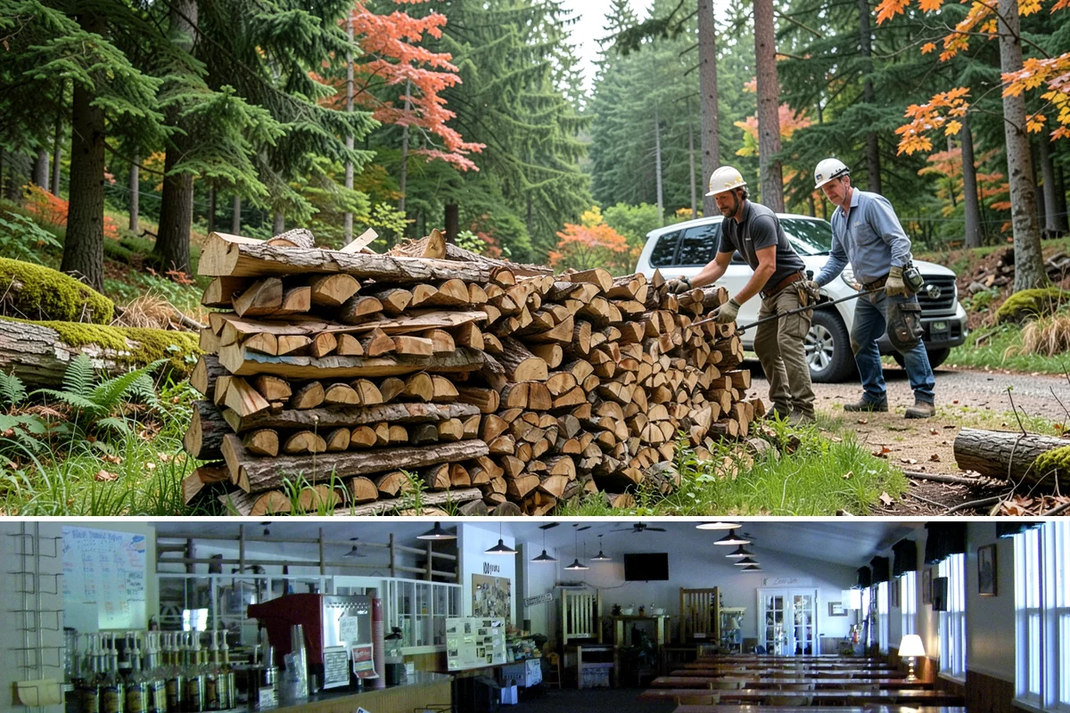 Premium Firewood in Black Diamond, King County, WA - Order premium firewood ahead of winter so your best-burning wood is on hand for the coldest, wettest stretches.