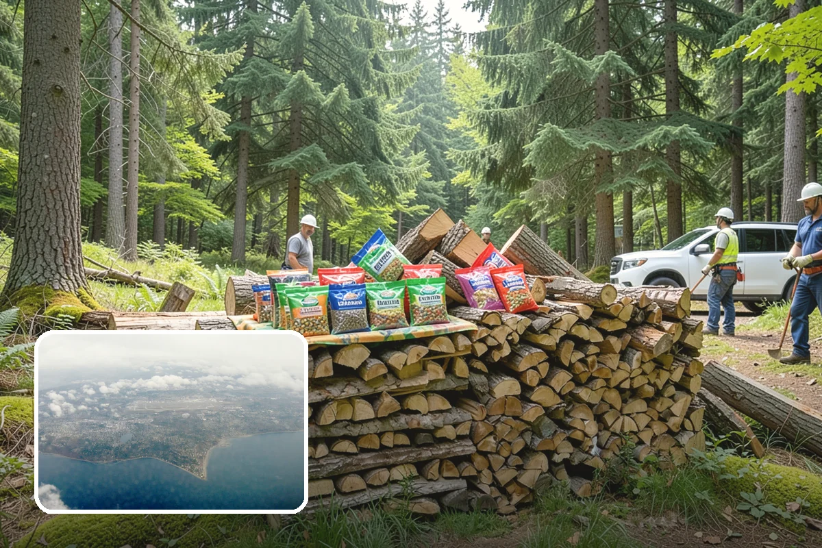 Premium Firewood in Burien, King County, WA - Lower moisture for faster lighting and cleaner burning