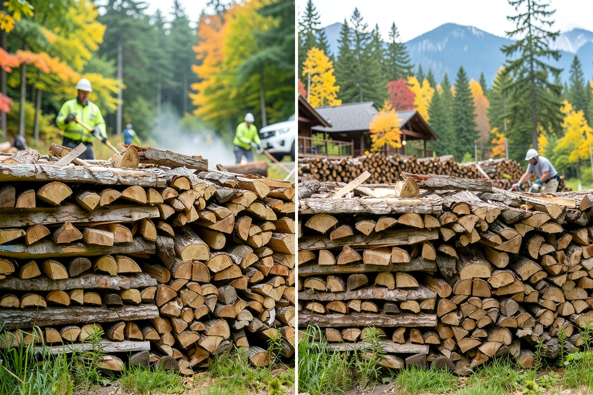 Premium Firewood in Clyde Hill, King County, WA - We select stock that has reached the driest, most stable condition