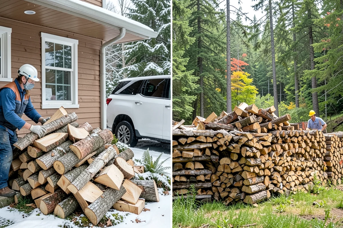 Premium Firewood in DuPont, Pierce County, WA - We select stock that has reached the driest, most stable condition