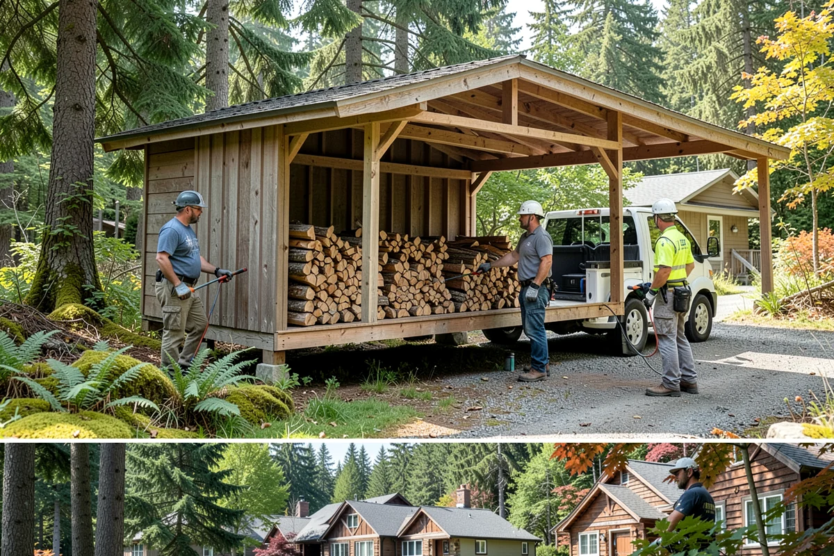 Premium Firewood in Edgewood, WA - Order premium firewood ahead of winter so your best-burning wood is on hand for the coldest, wettest stretches.