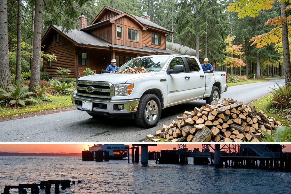 Premium Firewood in Edmonds, Snohomish County, WA - Order premium firewood ahead of winter so your best-burning wood is on hand for the coldest, wettest stretches.