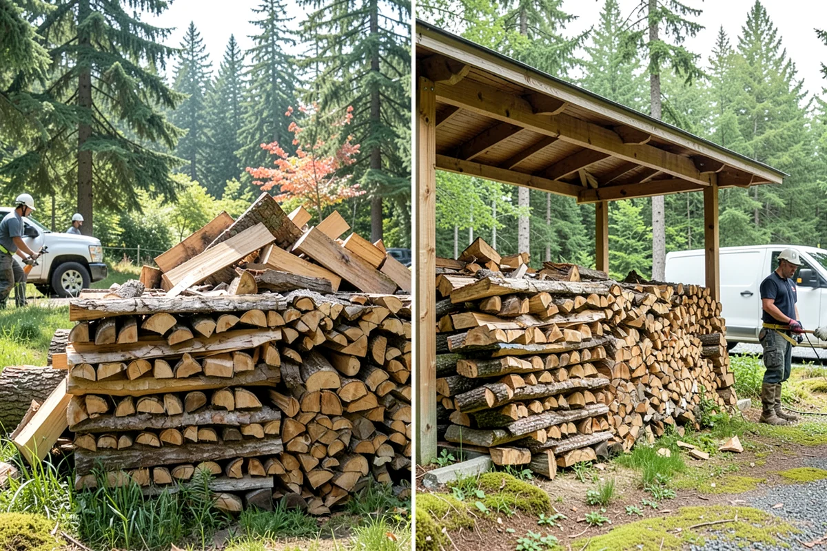 Premium Firewood in Enumclaw, King County, WA - We select stock that has reached the driest, most stable condition