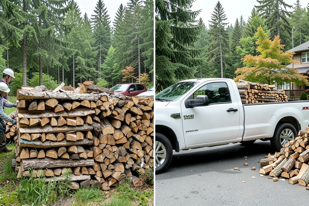 Premium Firewood in Federal Way, King County, WA - We select stock that has reached the driest, most stable condition