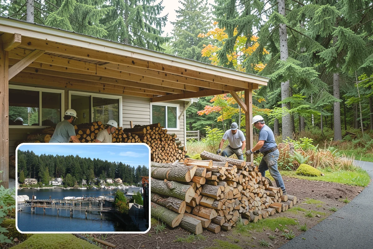Premium Firewood in Gig Harbor, Pierce County, WA - Lower moisture for faster lighting and cleaner burning