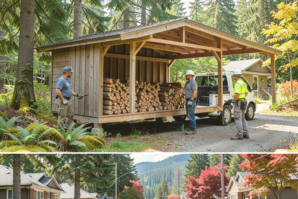 Premium Firewood in Hunts Point, King County, WA - Order premium firewood ahead of winter so your best-burning wood is on hand for the coldest, wettest stretches.