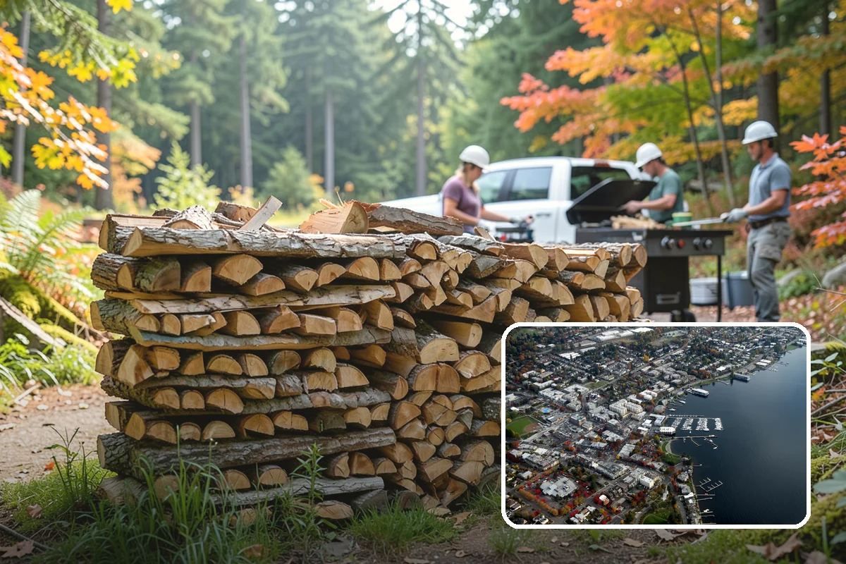 Premium Firewood in Kirkland, King County, WA - Lower moisture for faster lighting and cleaner burning