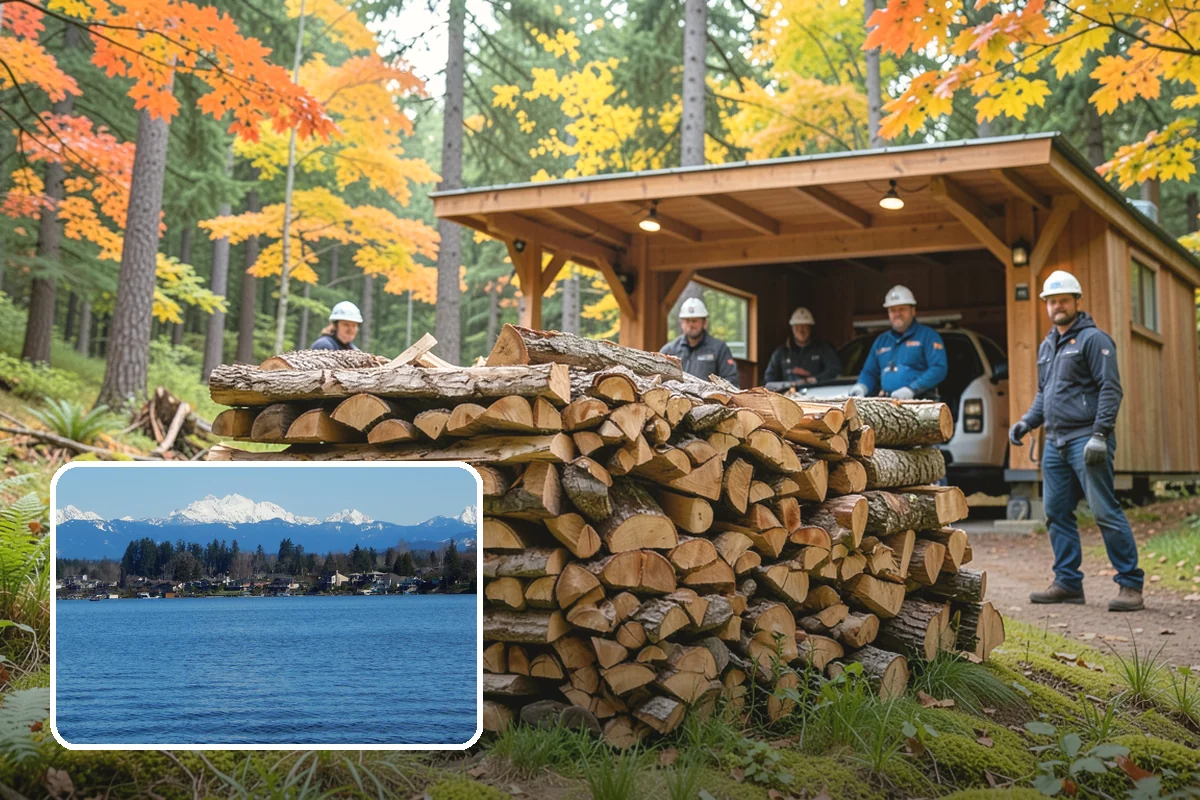 Premium Firewood in Lake Stevens, Snohomish County, WA - Lower moisture for faster lighting and cleaner burning