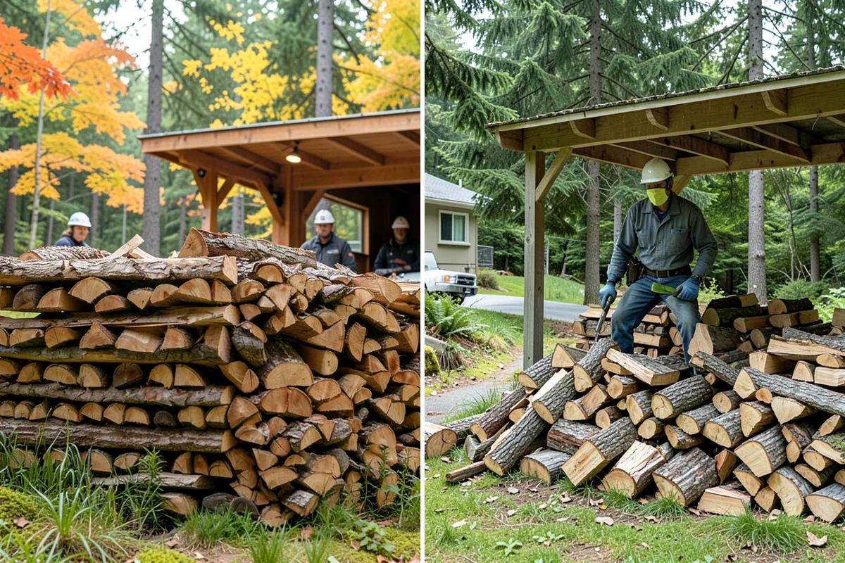 Premium Firewood in Lakewood, Pierce County, WA - We select stock that has reached the driest, most stable condition