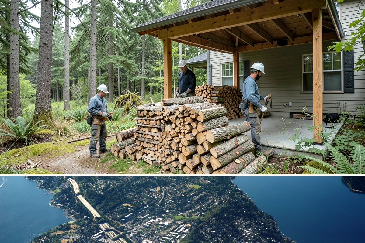 Premium Firewood in Mercer Island, King County, WA - Order premium firewood ahead of winter so your best-burning wood is on hand for the coldest, wettest stretches.