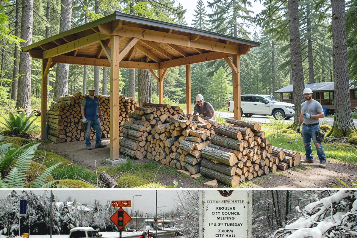 Premium Firewood in Newcastle, King County, WA - Order premium firewood ahead of winter so your best-burning wood is on hand for the coldest, wettest stretches.