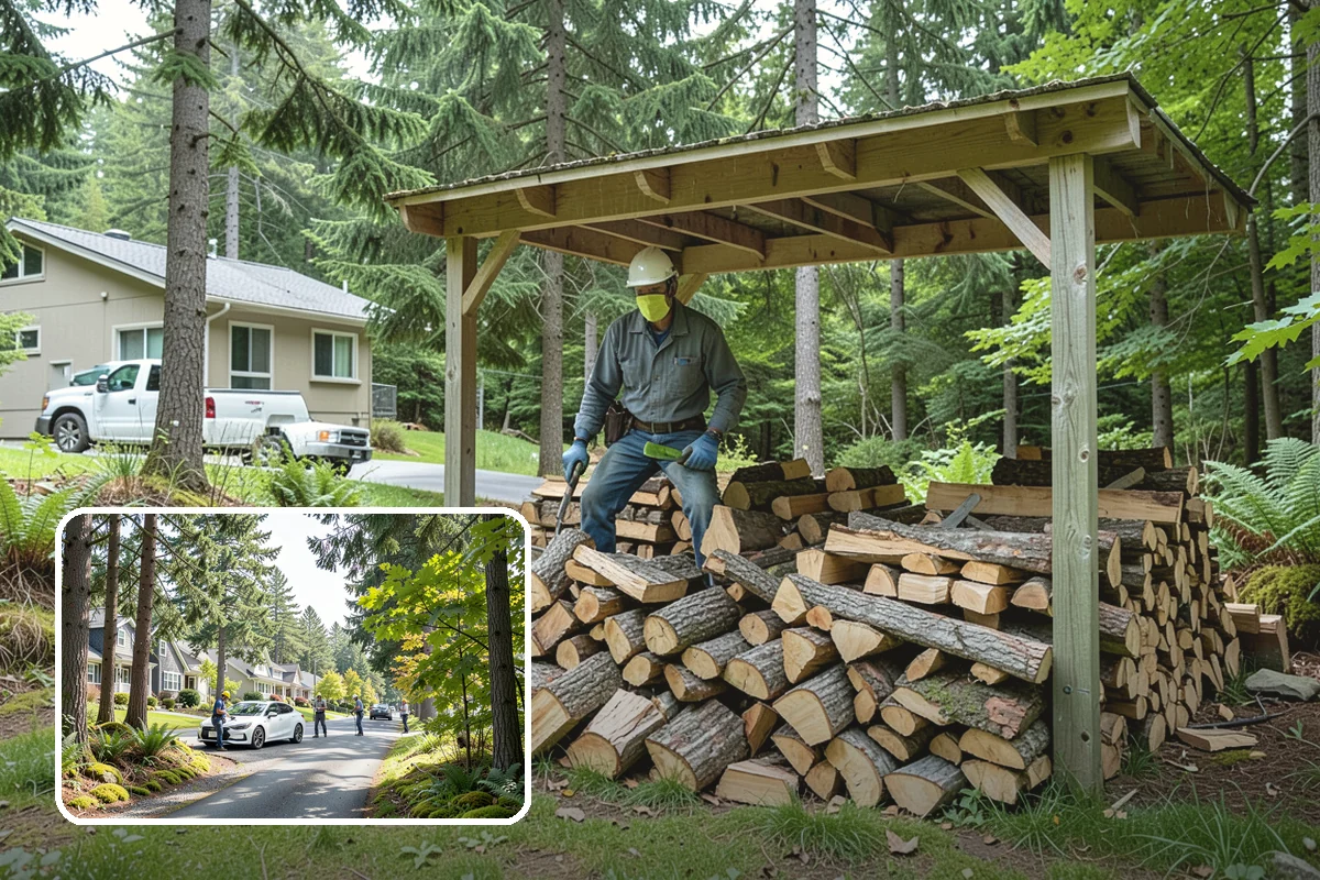 Premium Firewood in Normandy Park, King County, WA - Lower moisture for faster lighting and cleaner burning