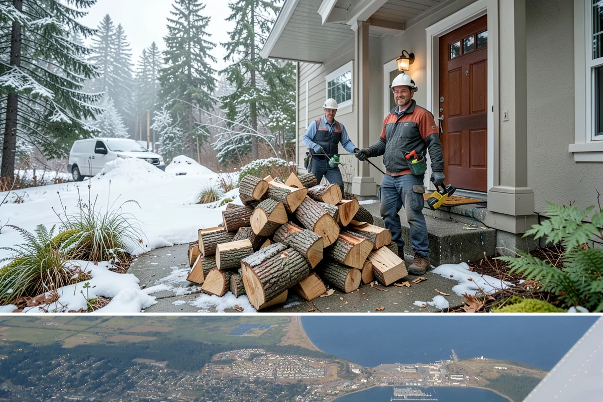 Premium Firewood in Oak Harbor, Island County, WA - Order premium firewood ahead of winter so your best-burning wood is on hand for the coldest, wettest stretches.