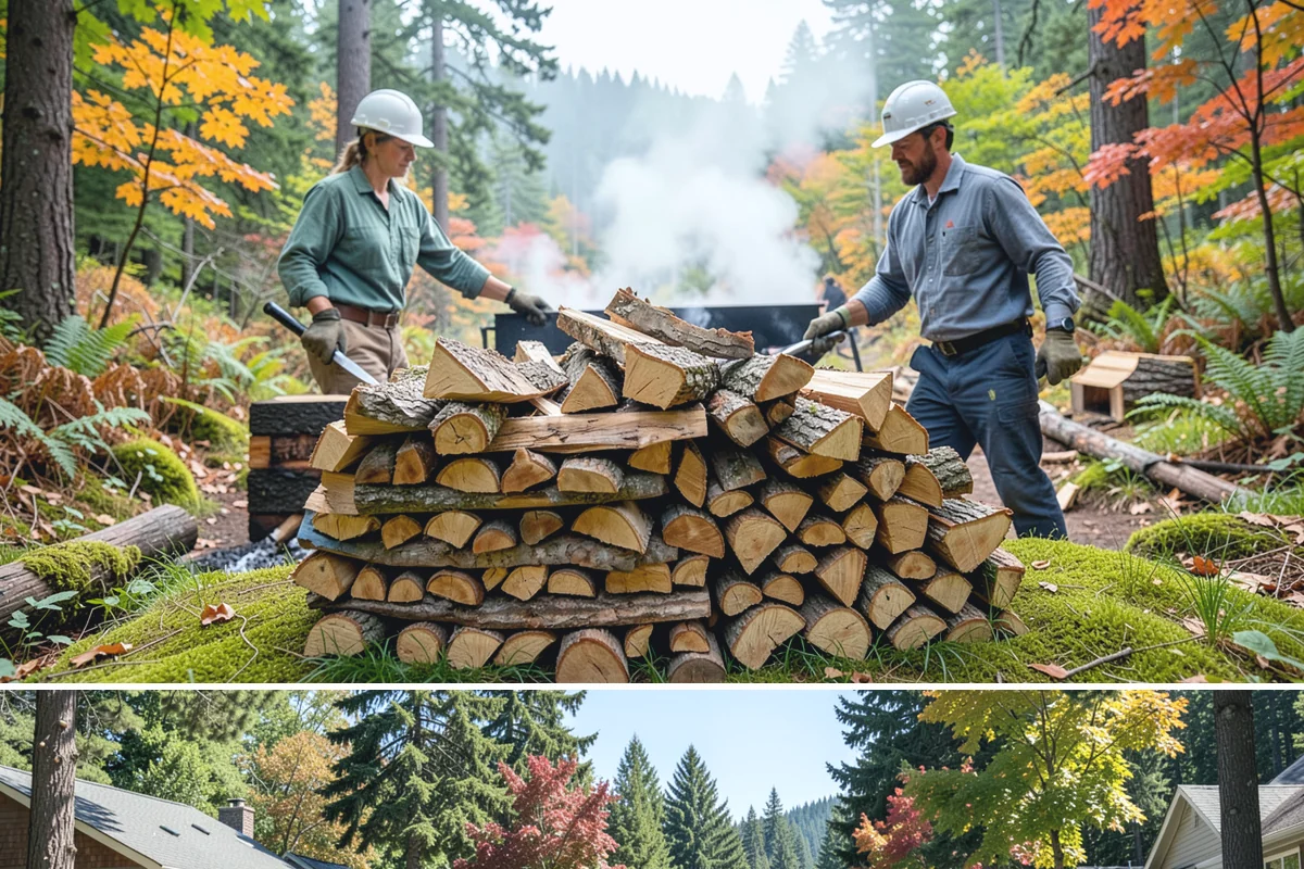 Premium Firewood in Orting, Pierce County, WA - Order premium firewood ahead of winter so your best-burning wood is on hand for the coldest, wettest stretches.