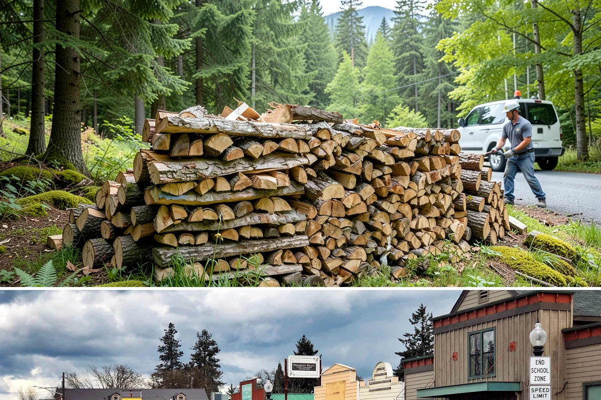 Premium Firewood in Roy, Pierce County, WA - Order premium firewood ahead of winter so your best-burning wood is on hand for the coldest, wettest stretches.
