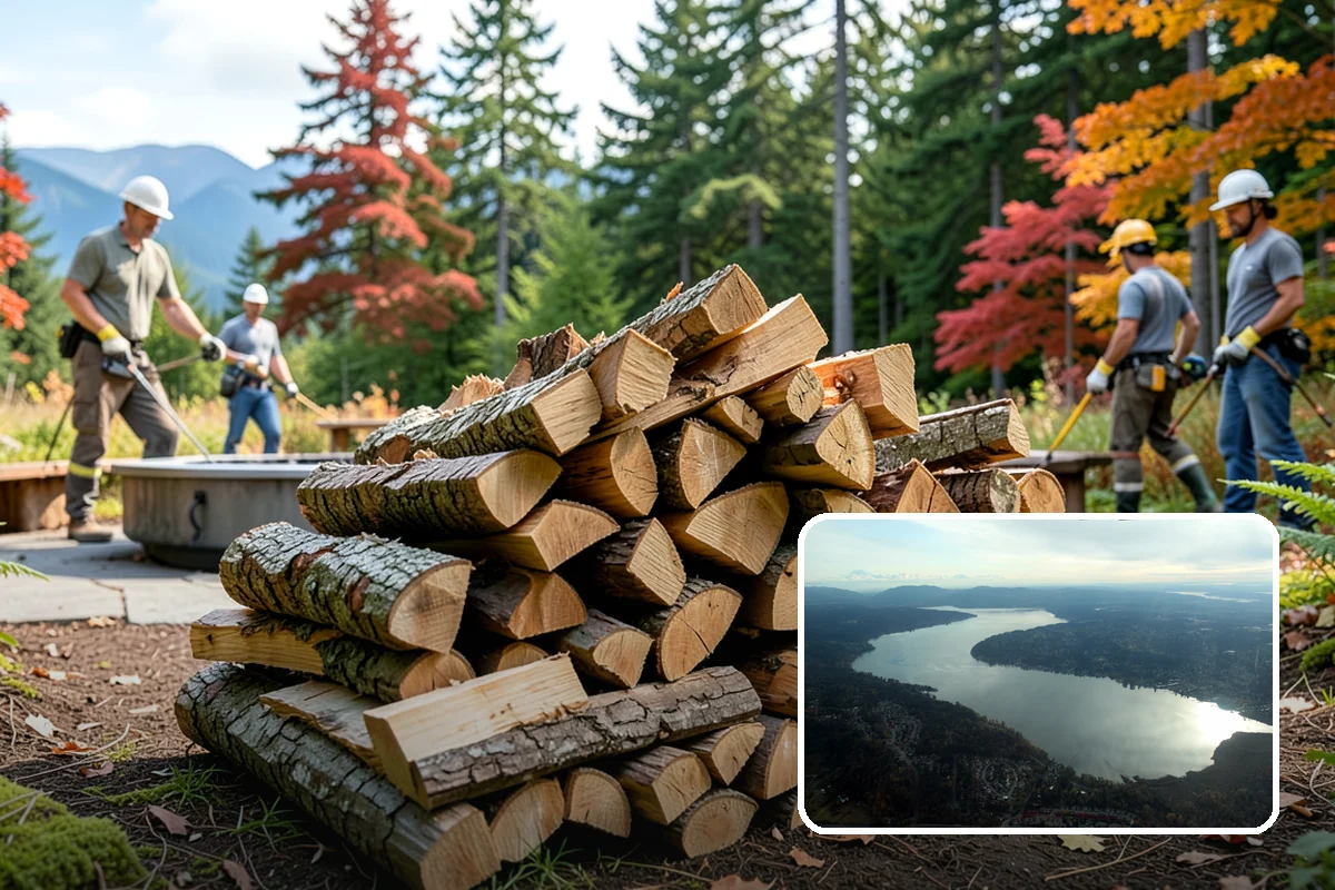 Premium Firewood in Sammamish, King County, WA - Lower moisture for faster lighting and cleaner burning