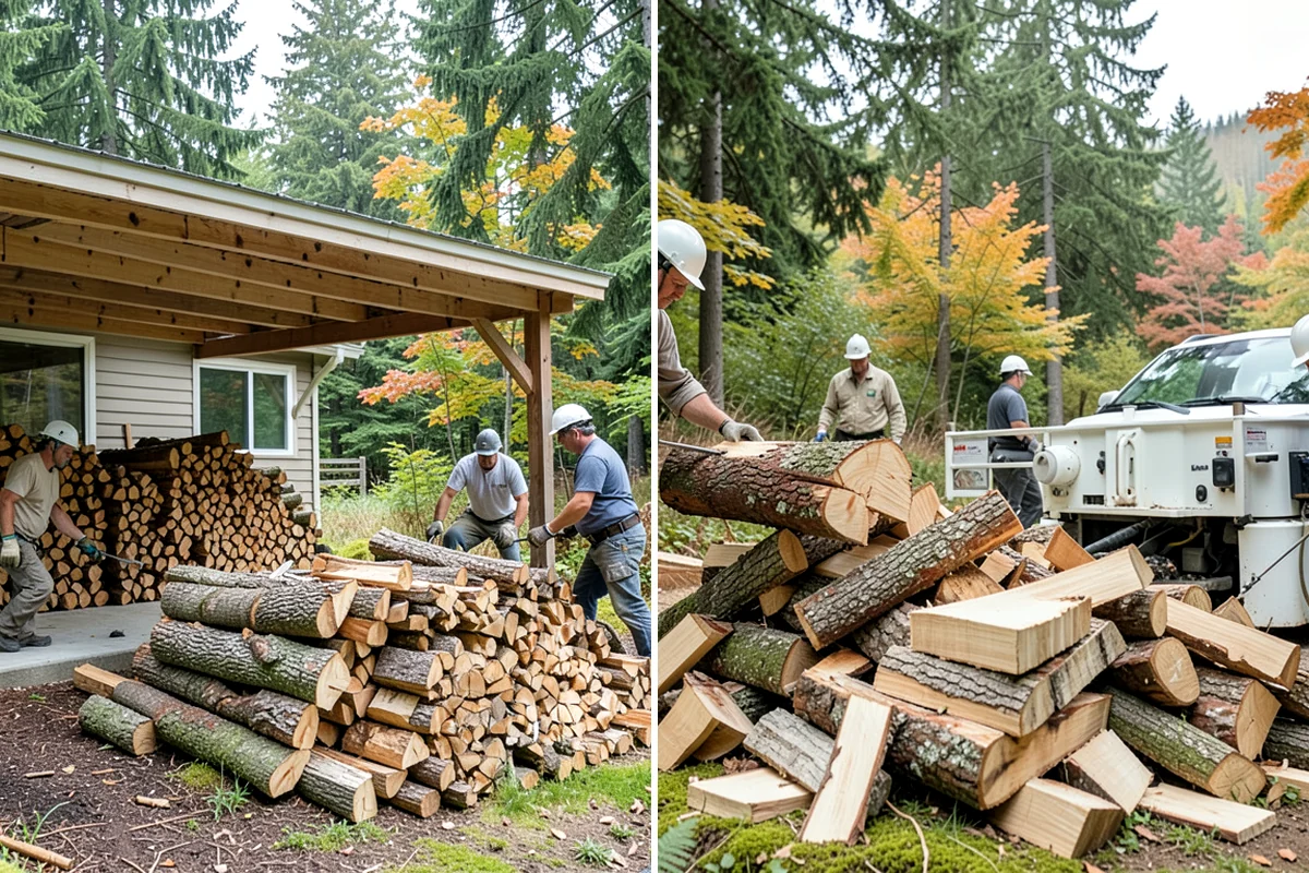 Premium Firewood in SeaTac, WA - We select stock that has reached the driest, most stable condition