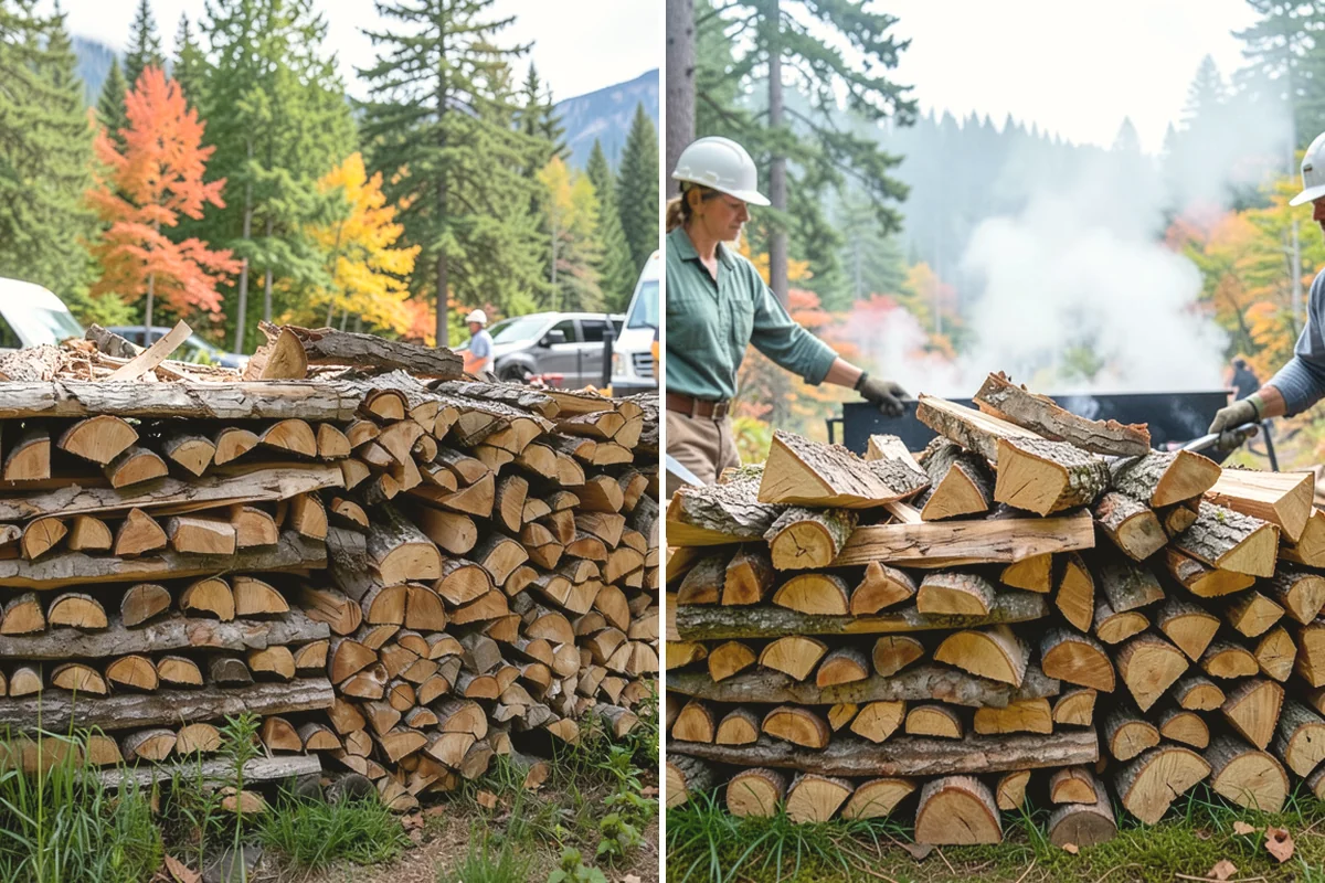 Premium Firewood in University Place, Pierce County, WA - We select stock that has reached the driest, most stable condition