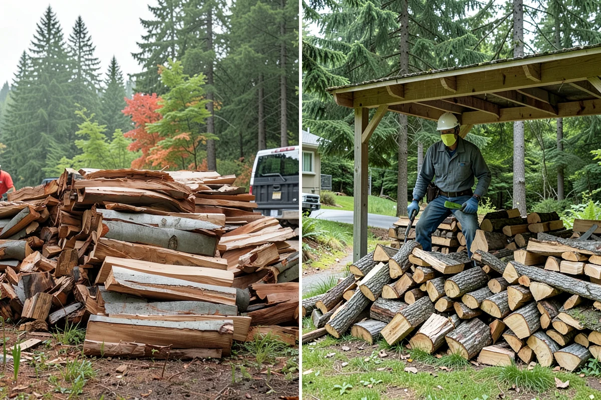 Premium Hardwood Mix in Arlington, Snohomish County, WA - Confirm your quantity, delivery address, and preferred drop location