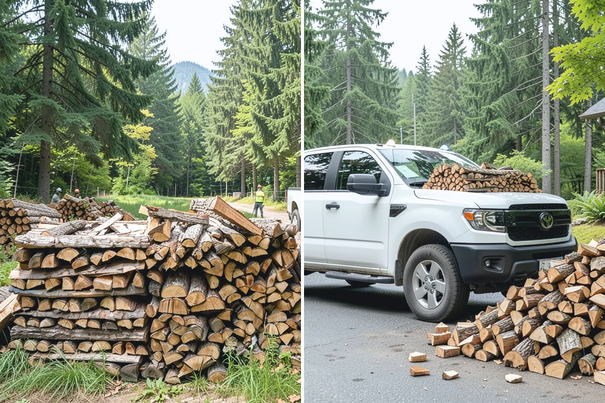 Premium Hardwood Mix in Beaux Arts Village, King County, WA - Confirm your quantity, delivery address, and preferred drop location