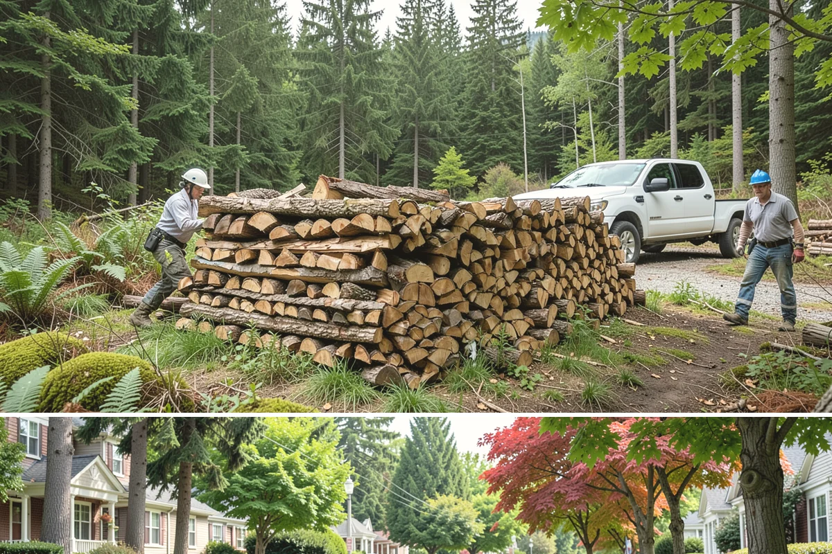 Premium Hardwood Mix in Beaux Arts Village, King County, WA - Order in late summer or early fall to secure premium hardwood before the winter heating rush begins.