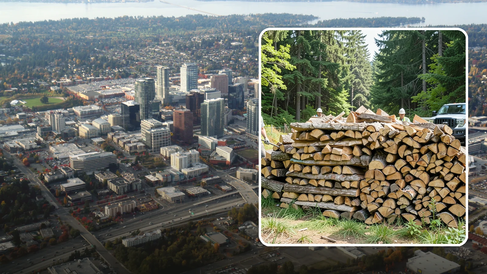 Premium Hardwood Mix in Bellevue, King County, WA - Our Premium Hardwood Mix is a top-grade blend selected for long, steady burns through damp Pacific Northwest winters.