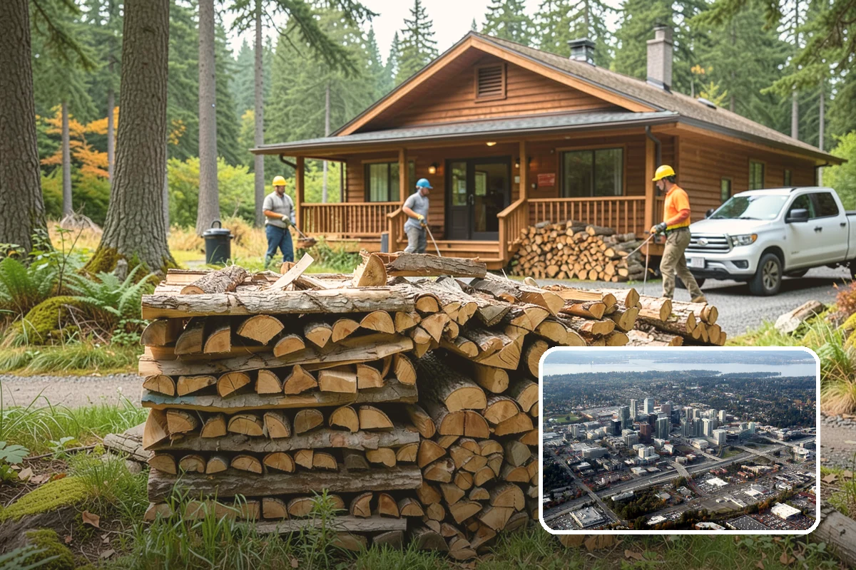 Premium Hardwood Mix in Bellevue, King County, WA - Delivers long-lasting, high-heat burns for cold PNW nights