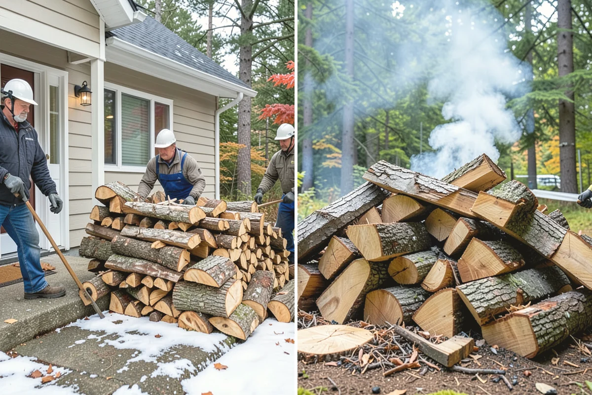 Premium Hardwood Mix in Black Diamond, King County, WA - Confirm your quantity, delivery address, and preferred drop location