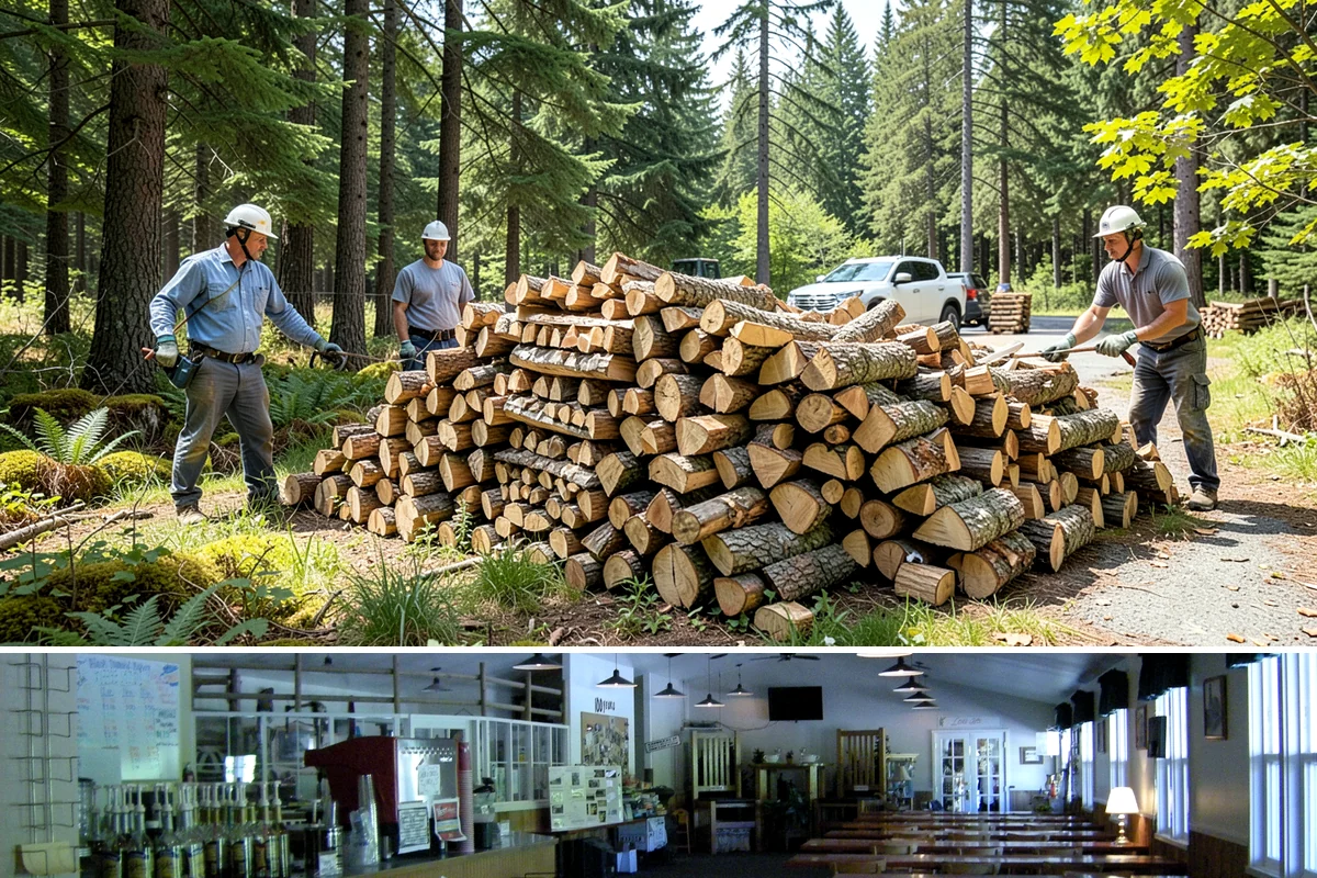 Premium Hardwood Mix in Black Diamond, King County, WA - Order in late summer or early fall to secure premium hardwood before the winter heating rush begins.