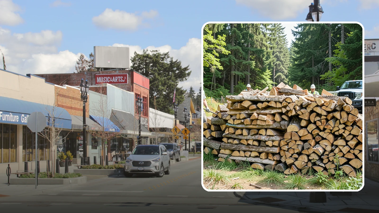 Premium Hardwood Mix in Bothell, King County, WA - Our Premium Hardwood Mix is a top-grade blend selected for long, steady burns through damp Pacific Northwest winters.