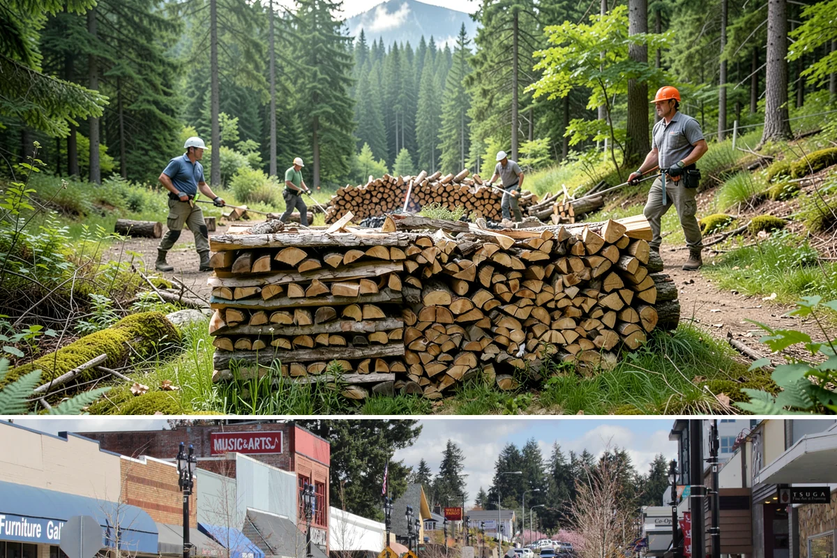 Premium Hardwood Mix in Bothell, King County, WA - Order in late summer or early fall to secure premium hardwood before the winter heating rush begins.