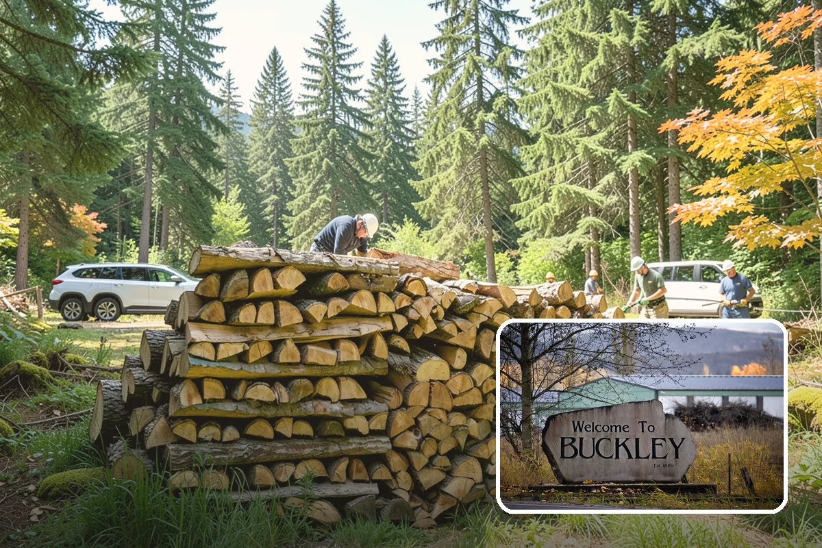 Premium Hardwood Mix in Buckley, Pierce County, WA - Delivers long-lasting, high-heat burns for cold PNW nights