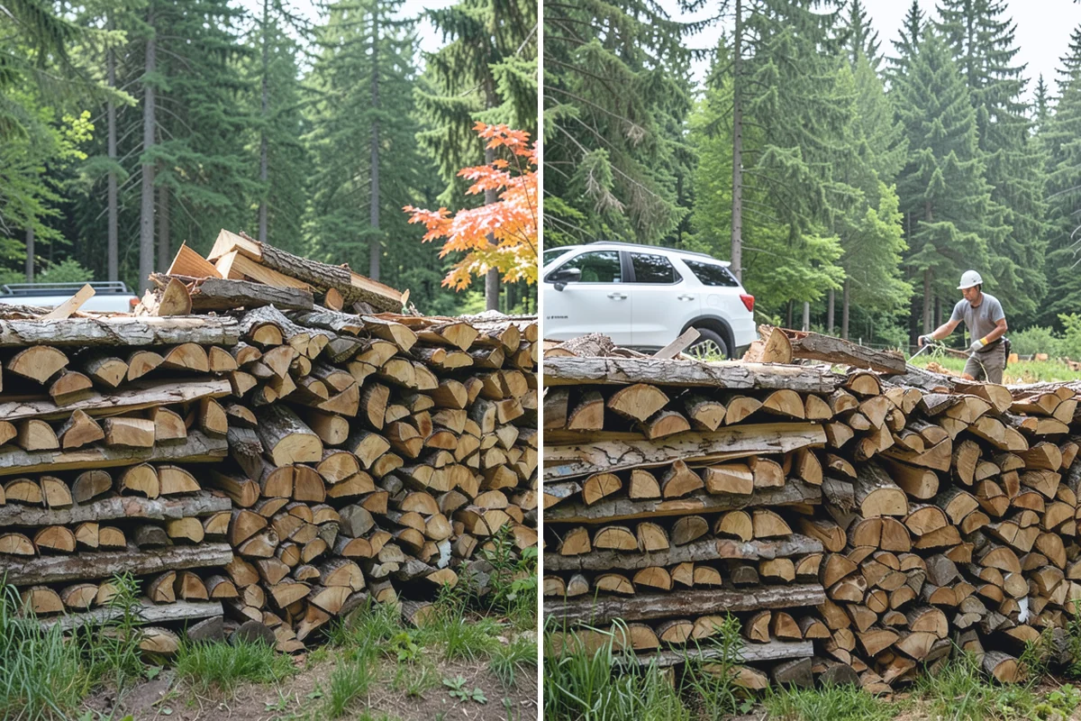 Premium Hardwood Mix in Buckley, Pierce County, WA - Confirm your quantity, delivery address, and preferred drop location