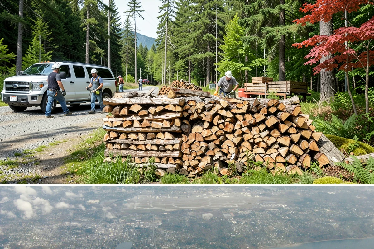 Premium Hardwood Mix in Burien, King County, WA - Order in late summer or early fall to secure premium hardwood before the winter heating rush begins.