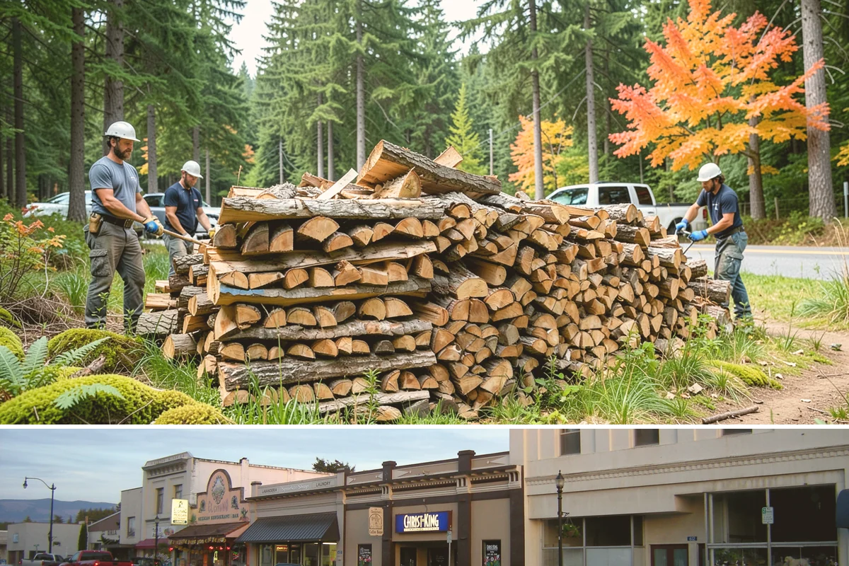 Premium Hardwood Mix in Burlington, Skagit County, WA - Order in late summer or early fall to secure premium hardwood before the winter heating rush begins.