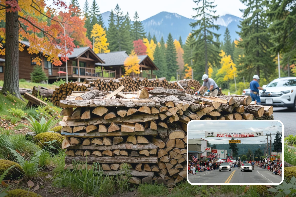 Premium Hardwood Mix in Carnation, King County, WA - Delivers long-lasting, high-heat burns for cold PNW nights